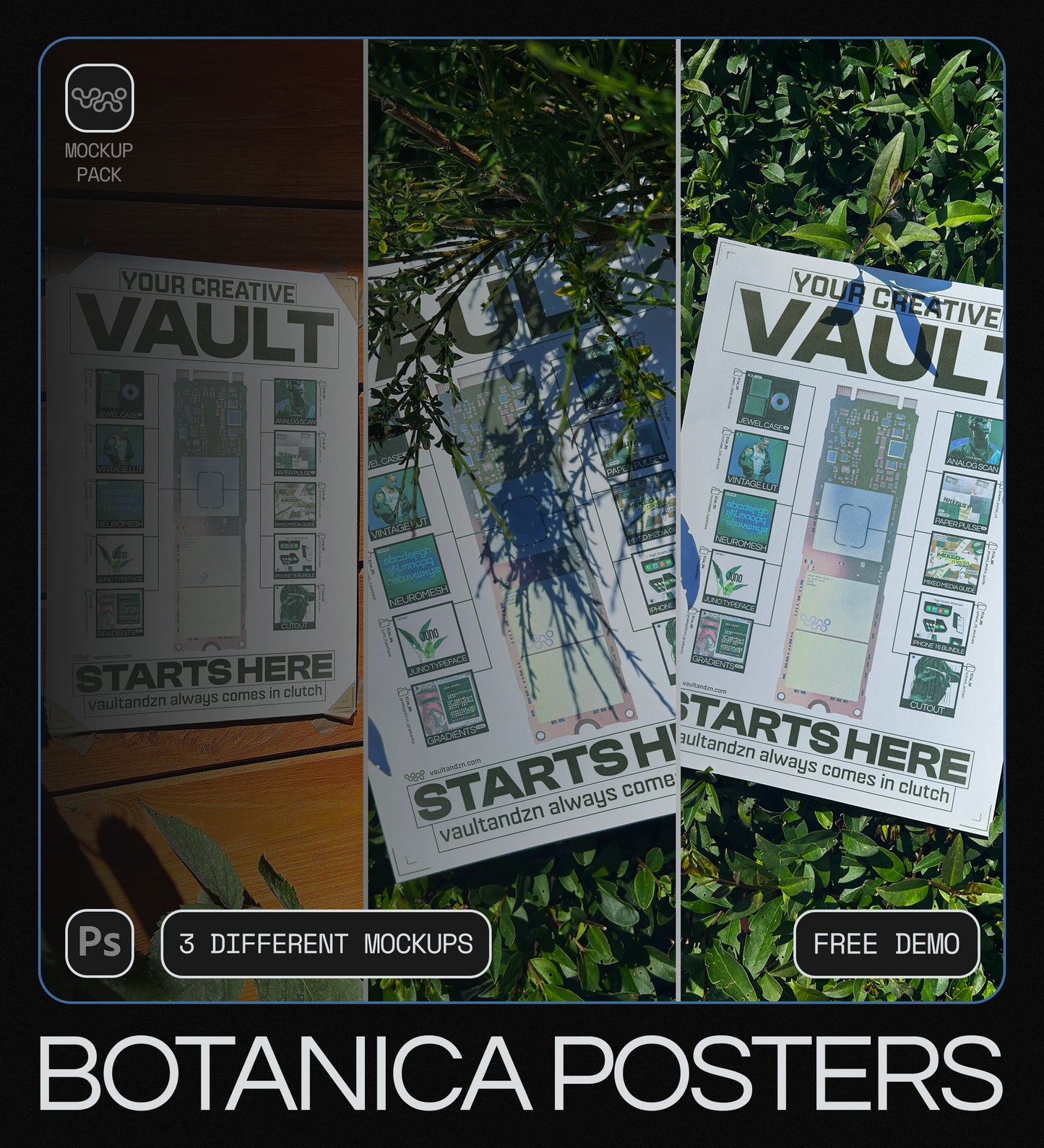 BOTANICA POSTERS - DEMO vault andzn